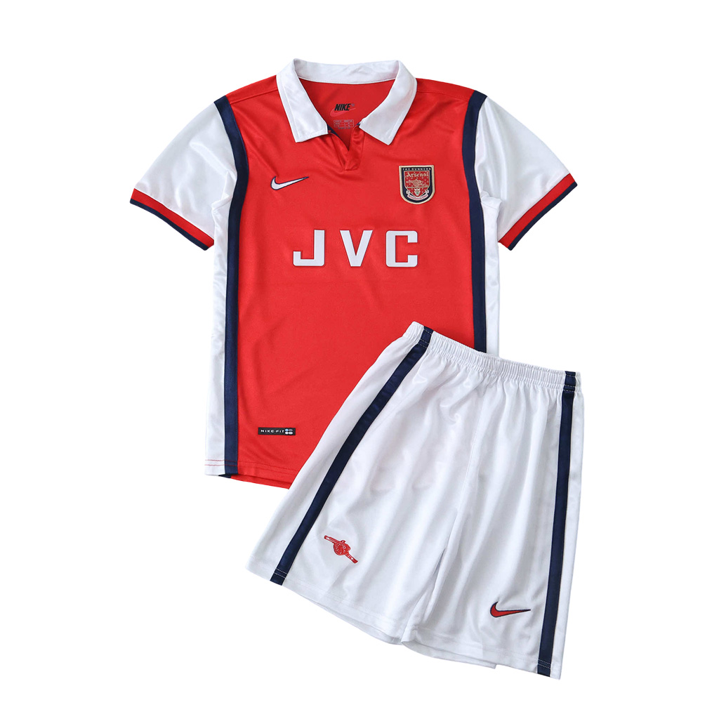 Arsenal F.C. 1998–99 Heimtrikot Fußballtrikot Kinder set