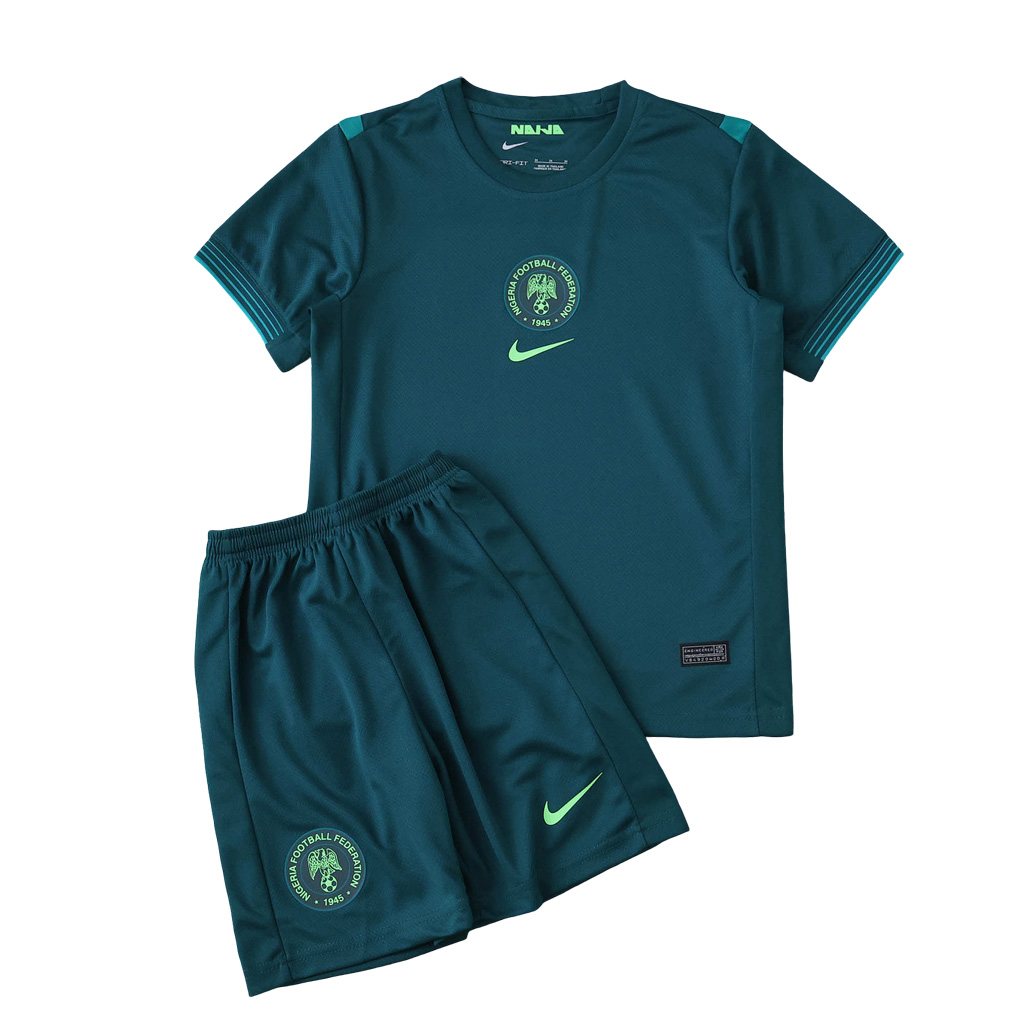 Nigeria 2025 Auswärtstrikot Kinder set