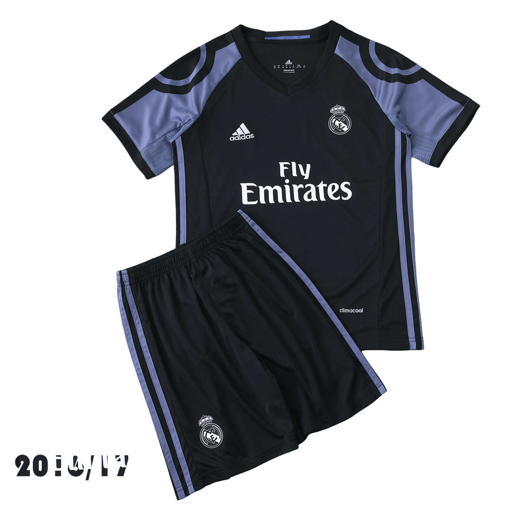 Real Madrid 1617 Drittes Trikot Kinder Set