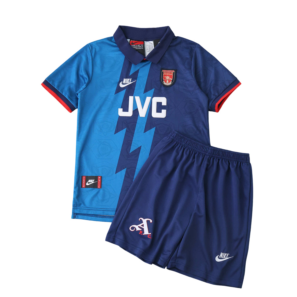 Retro Arsenal 9596 Auswärtstrikot Kinder Set