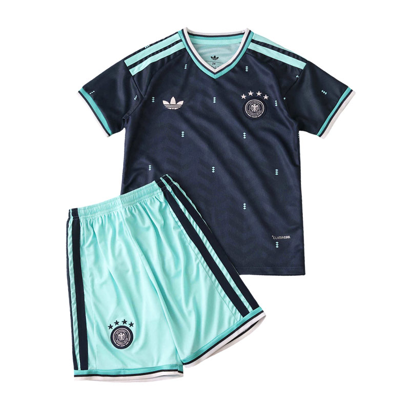 Deutschland 2026 WM Auswärtstrikot Kinder - Fußballset Trikot + Hose