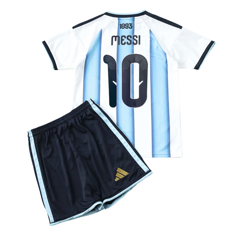 Argentinien Messi 10 kinder trikot WM 2026 - heimtrikot set mit shorts