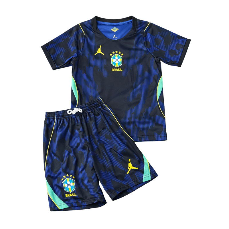 Brasilien auswärtstrikot kinder WM 2026 - set mit trikot und shorts