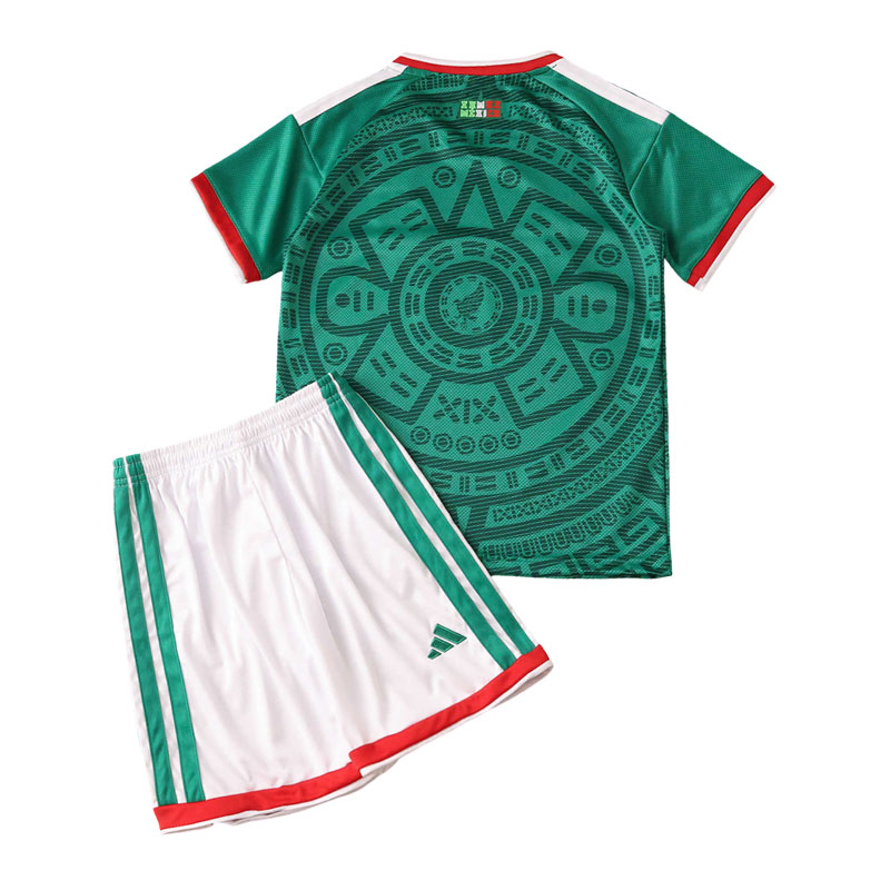 Kinder Fußballtrikot Mexiko WM 2026 – Heim Set Trikot + Shorts Kinder Fußballtrikot Mexiko WM 2026 – Heim Set Trikot + Shorts